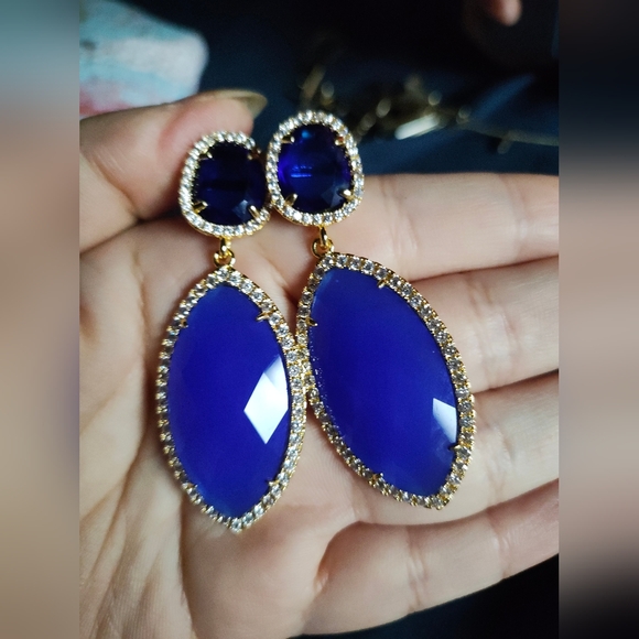 Beautiful Royal Blue earings from Nordstrom - Picture 1 of 7